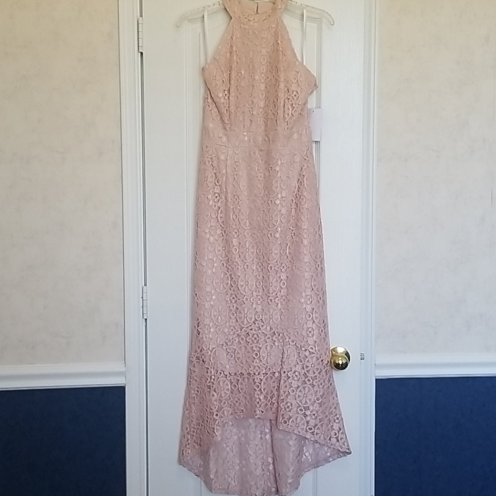 Enfocus Studio High-Low Lace Dress
